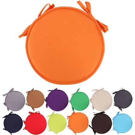 Farverige indendørs/udendørs stol hynder runde sædehynder have terrasse hjem hynder - diameter 30cm/38cm, havemøbel hyndeovertræk, runde se