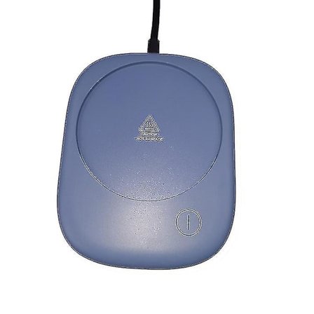 Elektrisk termos med 3 justerbare temperaturinnstillinger (opptil 149F) (uten krus, blå)