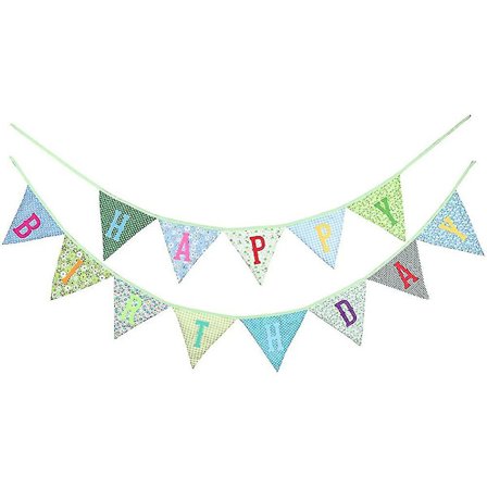 Barnkalas Banner Flaggor Vimpel Glad Fødselsdag Fest Dekoration