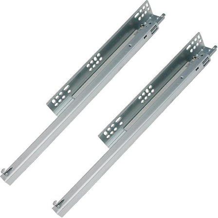 Skuffeskinne, Undermonteret Skjult Selvlukning Soft-Close Undermonterede Skabsmøbler Skuffeskinner (14 tommer) - E-Perfet