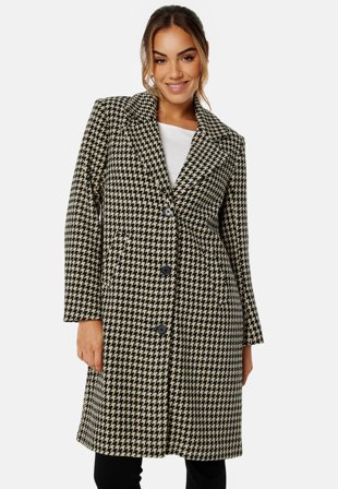 Happy Holly Cory Coat Black / Beige Klær
