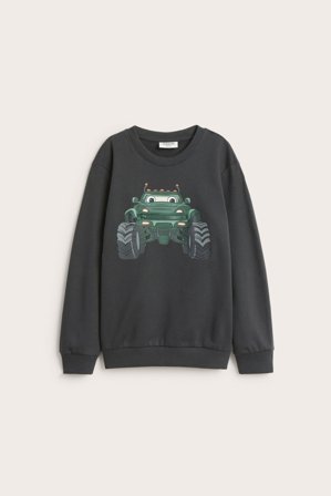 Kappahl | Sweatshirt med tryck | Svart