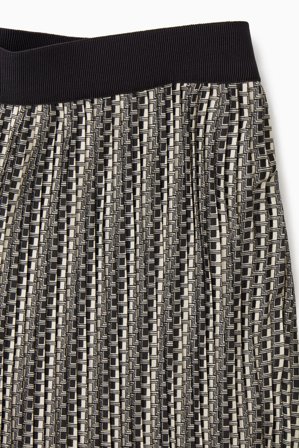 COS Women's Pantaloni Plissé in Nero