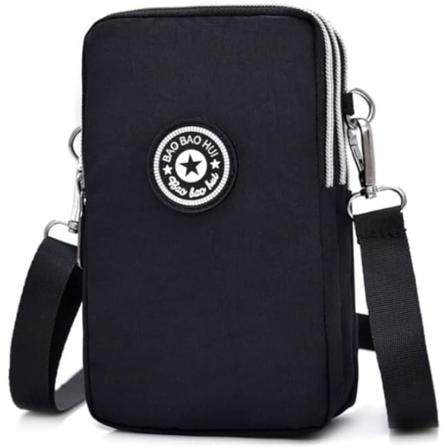 Kvinder Piger Nylon Design Small Crossbody skuldertaske Wristlet Håndtasker