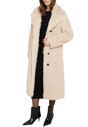 ROCKANDBLUE Maemi Coat Fuskpäls Dam Beige 36