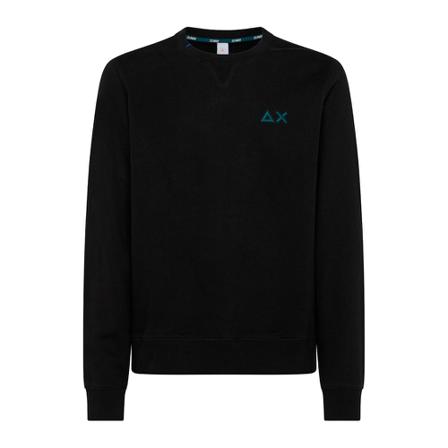 Sun68, Round-neck Knitwear Zwart, Heren, Maat:M