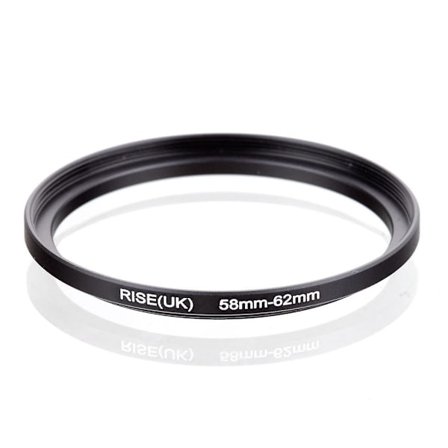 58mm-62mm 58-62 Mm 58 Till 62 Steg Upp Filter Ring Adapter