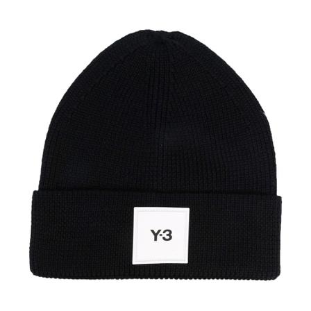 Y-3 Beanie Sort, Herre Accessories, Størrelse: ONE Size