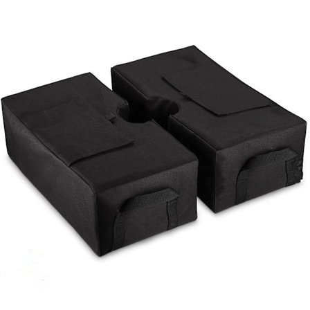 2 kpl Sateenvarjon Jalan Painopussi, 18" Hiekkasäkki yhteensopiva Sateenvarjo, Puutarha, Patio, Ulkona
