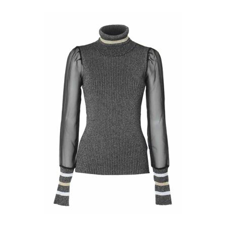 Kocca, Turtlenecks Grijs, Dames, Maat:M