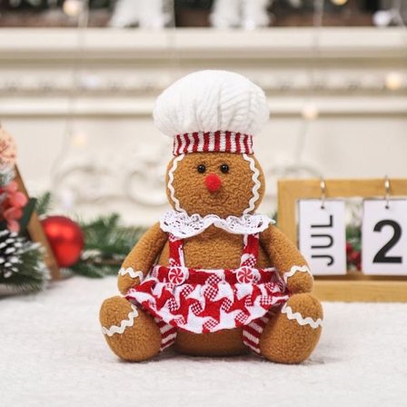Gingerbread Man Doll Christmas Plys Leg Dolls 2 2