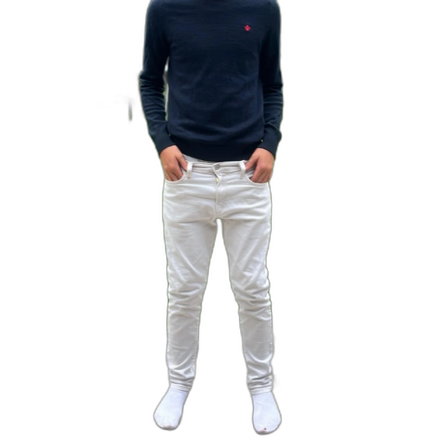 Mörkblå merinoullströja från Morris