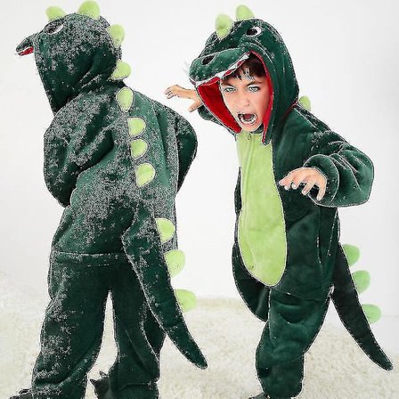 Barn Barn Dinosaur Onesie Fancy Dress Kostyme Flanell Dyr One Piece Pyjamas Cartoon Yj51-3 CNMR