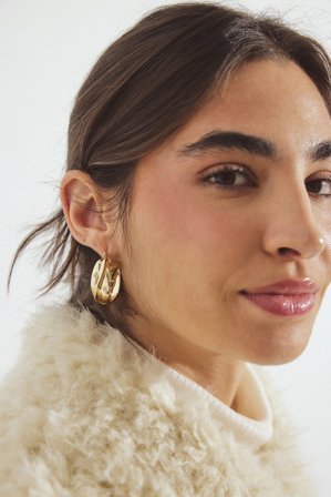 NA-KD Créoles torsadées - Bijoux - Or - One Size