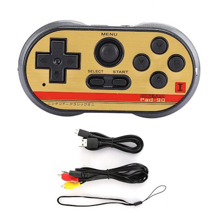 260 i 1 Klassisk Spillekonsol Mini Håndholdt Gamepad Gaming Controller Sort til TV Sort