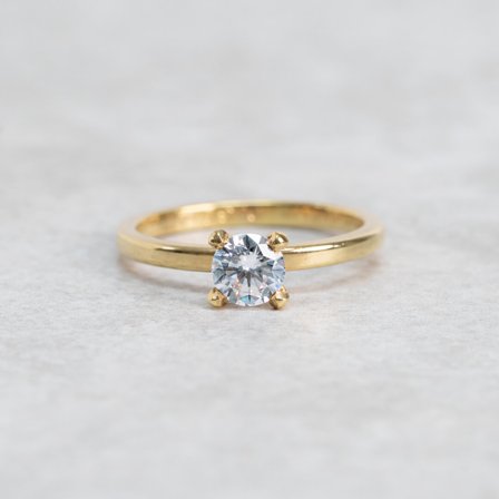 Lundviva, 18K Gelbgold : Diamanten - Laborgezüchtet, Karat - 0.30 kt