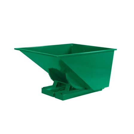 Tippcontainer, 900 liter, grønn
