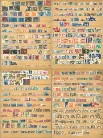 Østrig - Dubletsamling på 13 instickskort