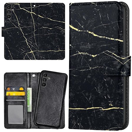 Samsung Galaxy S24 FE - Plånboksfodral/Skal Marmor
