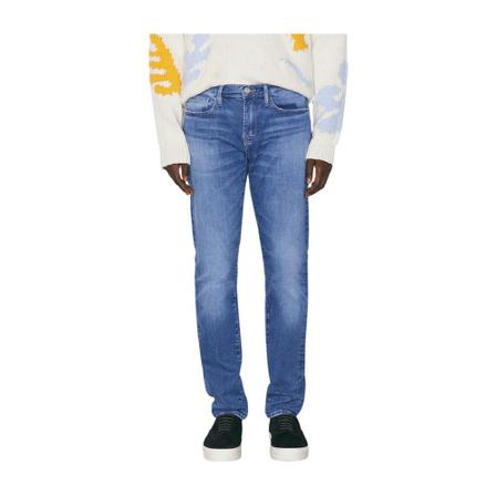 Frame, Straight Jeans Blauw, Heren, Maat:W36