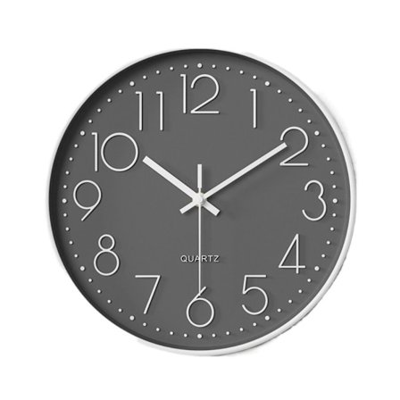 12 tommers veggklokke hengende klokke E E