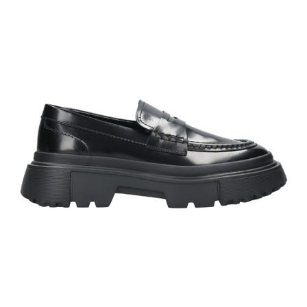Hogan - Loafers - Svart - Dam - Storlek: 41 Eu, Dam, Storlek: 41 EU
