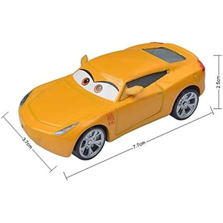 Disney Pixar Autot 3 Chick Hicks Poliisi McQueen Mater Fabulous Hudson Painevalettu Metalliseos Automalli Lelut Pojille (Väri : Chick Hicks)[GKS]