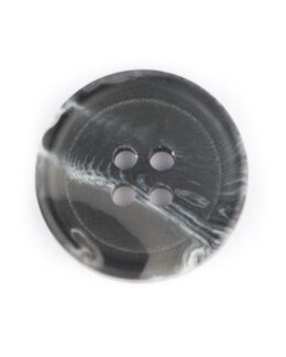 Knapp melerad gråsvart 20 mm