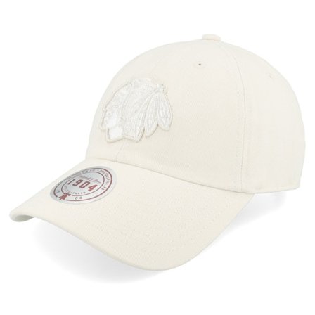 Mitchell & Ness - NHL Weiss unconstructed Cap - Chicago Blackhawks Fashion Hwc Cream Dat Cap / Unstructured @ Hatstore