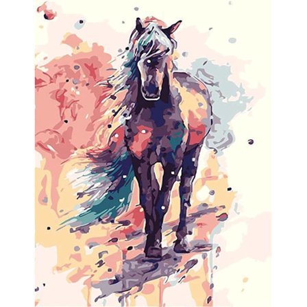 5D timanttimaalaussarja 30x40cm DIY värikäs hevostimanttitaide