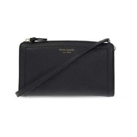 Kate Spade Shoulder Taske with logo Sort, Dame Skuldertasker, Størrelse: ONE Size