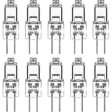 G4 Halogen Lyspære, 12V 10W G4 Lyspære, Varmt Hvit 4000K, 150LM, Dimbar, G4 Halogen Lampe, Cl