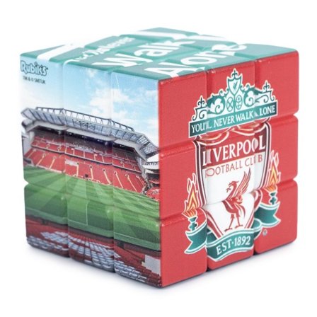 Liverpool FC Crest Puzzle Cube One Size Röd/Vit
