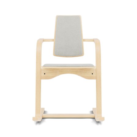 Varier Furniture Actulum - Grey Wool - Natural base