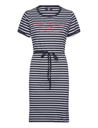 VINSON | Vin T-Shirt Dress Maika Stripe | XS