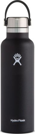 Hydroflask Standard Mouth Stainless Steel Cap 621 ml flasks Black OneSize