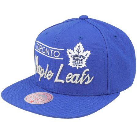 Mitchell & Ness - Toronto Maple Leafs Retro Lock Up Blue Snapback Snapback Blue Cap - NHL @ Hatstore
