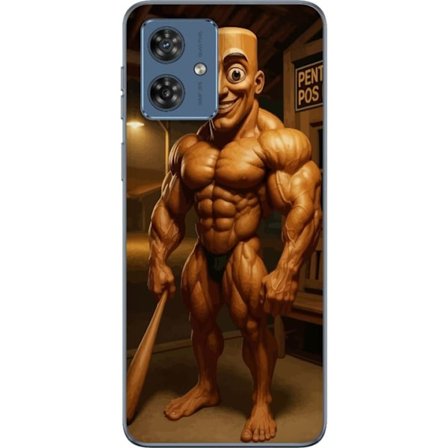 Yhteensopiva Puhelinkuori Motorola Moto G54 Italialainen Brainrot träfigur