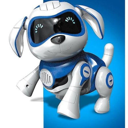 Fjernstyrt Intelligent Robothund Elektrisk Trådløs Fjernstyrt Leke Syngende Dansende Gående - Blå