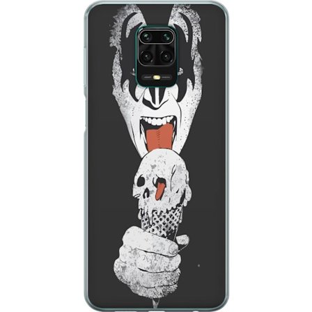 Xiaomi Redmi Note 9 Pro Gennemsigtig cover Kiss Skull