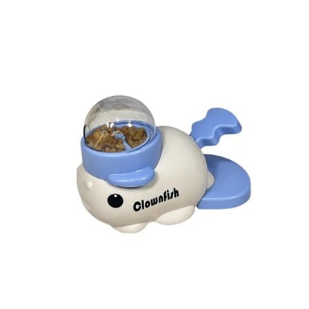 Liten Clownfisk Frystorkad Launch Hundmatsdispenser Leksak Husdjursgodis Matare Leksak Interaktiva Snacks