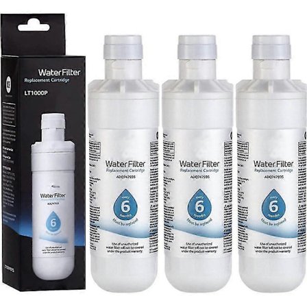 3st Lg Lt1000p Kylskåpsersättning Vattenfilter Adq747935