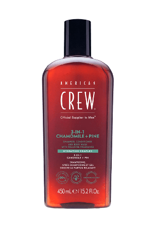 American Crew Hair&Body 3-in-1 Chamomile + Pine Schampo 450 ML