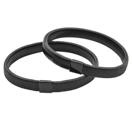 Ärmhållare Halkfria Skjortärmshållare Armband för Män Bar Casino Användning Svart