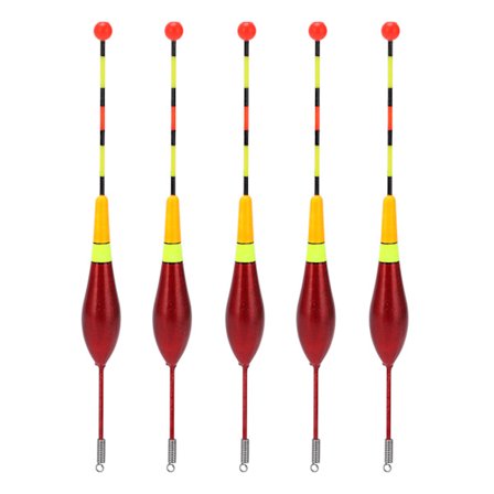 5 stk. fiskeri ovale pind flydere plastik fiskeri fjeder slip flydere til fiskeri tilbehør