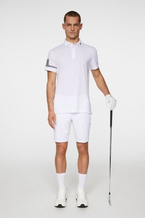 J.Lindeberg - Golf - Heath Strike Polo - White - Man - M