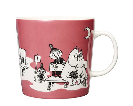 MOOMIN-ARABIA Krus Mummi 0,4l Rosa