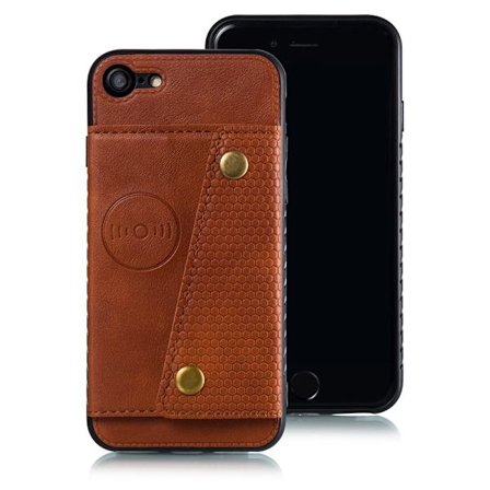 Kraftfullt Skal med Korthållare - iPhone 8