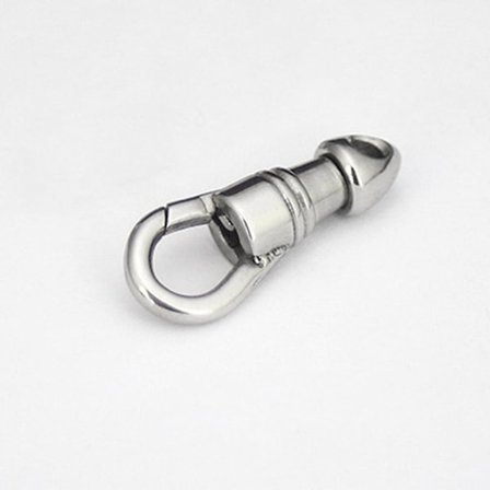 Korujen solki ruostumaton teräs Hip Hop rannekoru koukku koti DIY tekeminen