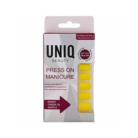 UNIQ Click On / Press On Negle 24 stk. Sunshine, Makeup, Kunstige Negle Og Tilbehør, Kunstige Negle